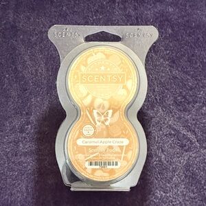 Scentsy Caramel Apple Craze Scent Pod in Orange and Gray